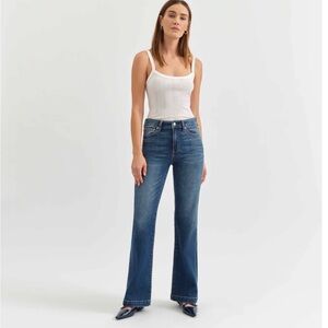 Daze Denim | The Heart Breaker Mid Rise Flare in Influencer